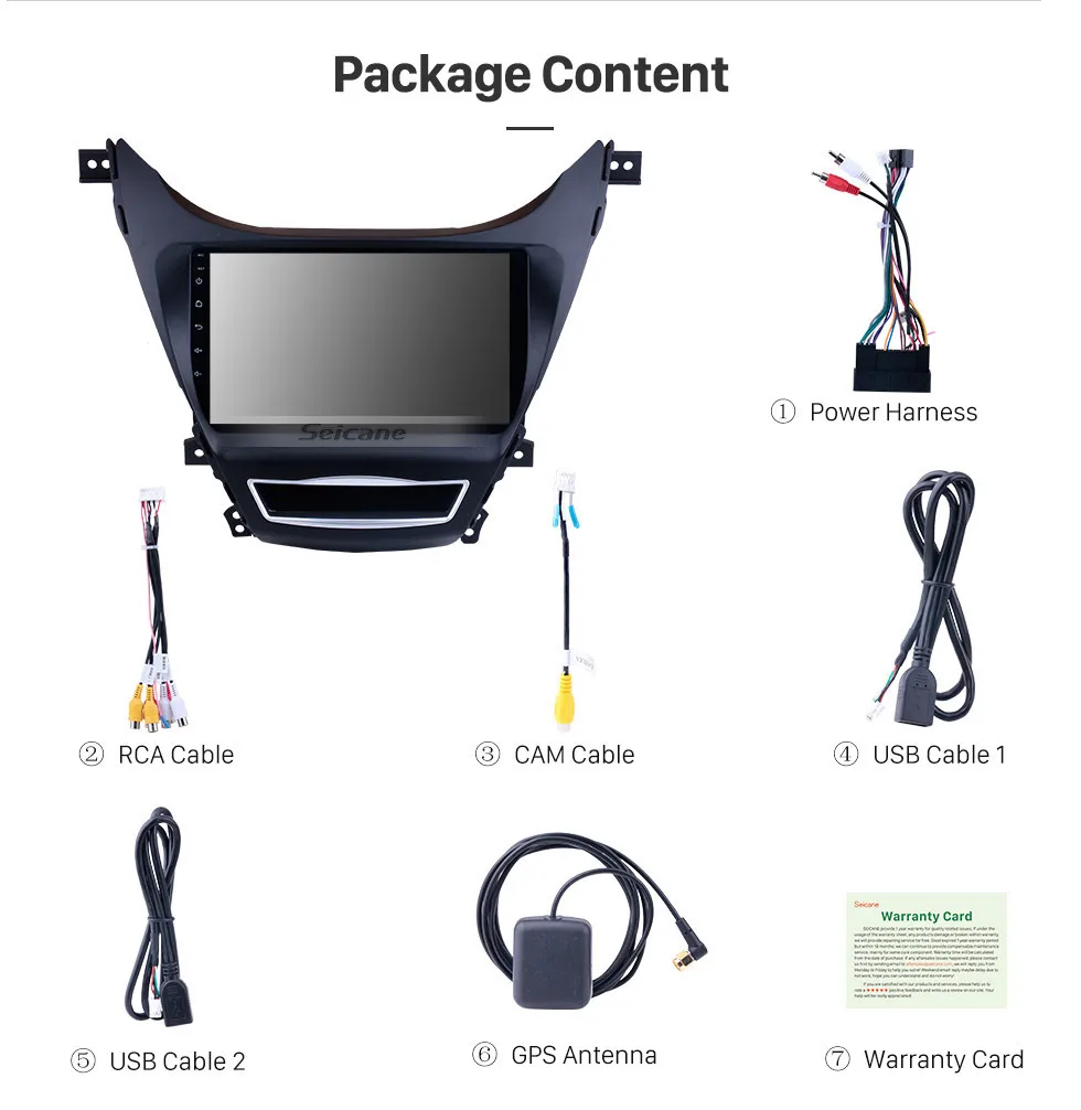 Perfect Seicane Android 7.1/8.1 9 inch Car Stereo Radio For 2008 Hyundai Elantra 2Din GPS Multimedia Player With 4-Core Bluetooth OBD2 17 Perfect Seicane Android 7.1/8.1 9 inch Car Stereo Radio For 2008 Hyundai Elantra 2Din GPS Multimedia Player With 4-Core Bluetooth OBD2 17