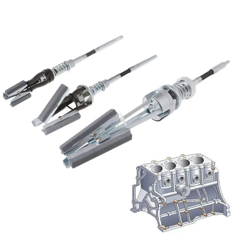 

19mm to 64mm 0.7inch Car Engine Portable Durable Long Lifespan Useful Brake Cylinder Hone Flexible Shaft Bore Honing Tool#291735