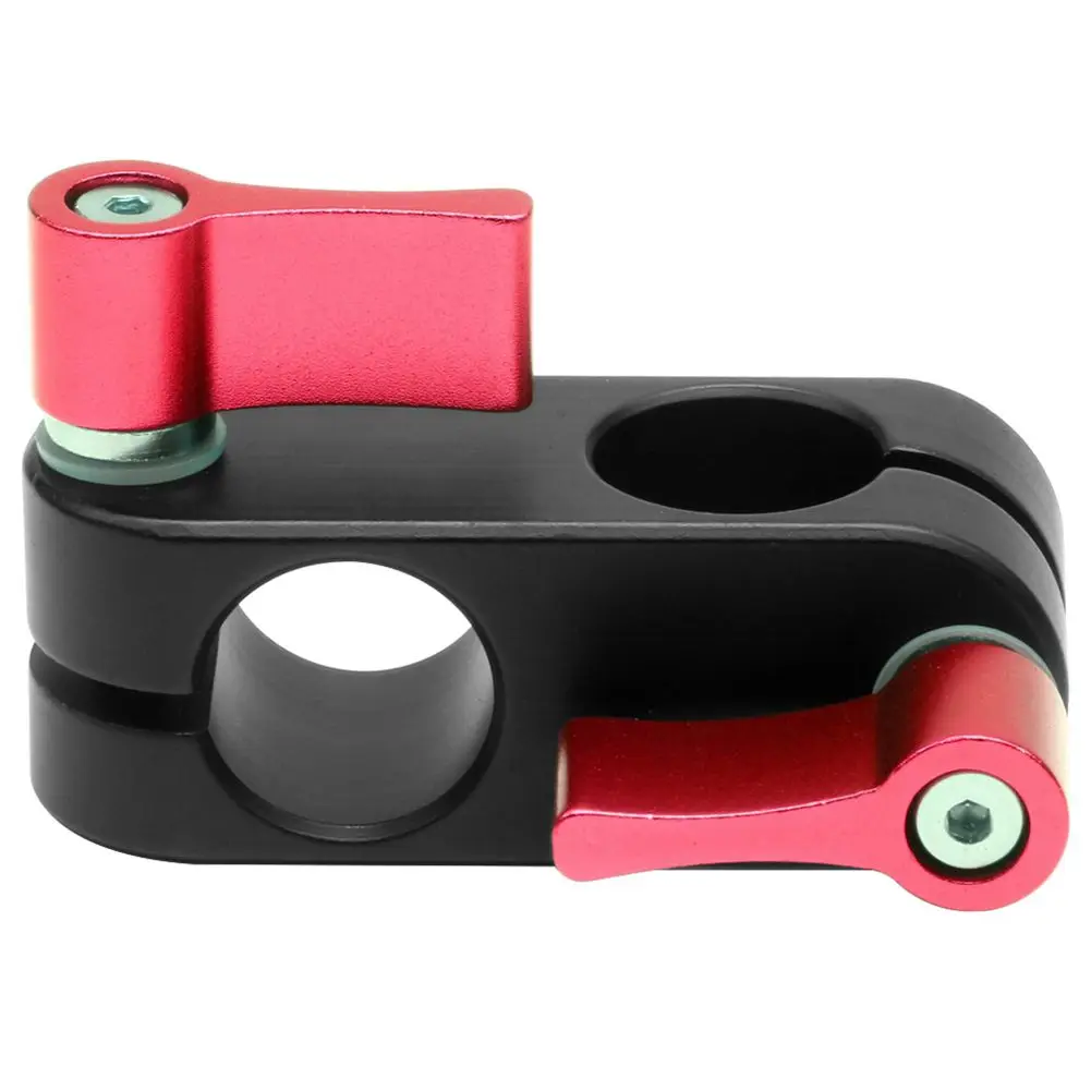 90 Degree Right Angle 15mm Rod Rig Clamp Adapter for 5D2 5D3 A7sGH4 DSLR Camera Photography System Photo Studio Handgrip Monit