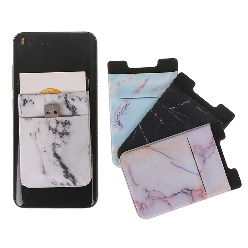 1 pcs 5.8x8.8 cm لاصق ملصق جيب الأزياء الهاتف المحمول ID محفظة حمل بطاقات الائتمان جيب لاصق ملصق جودة عالية