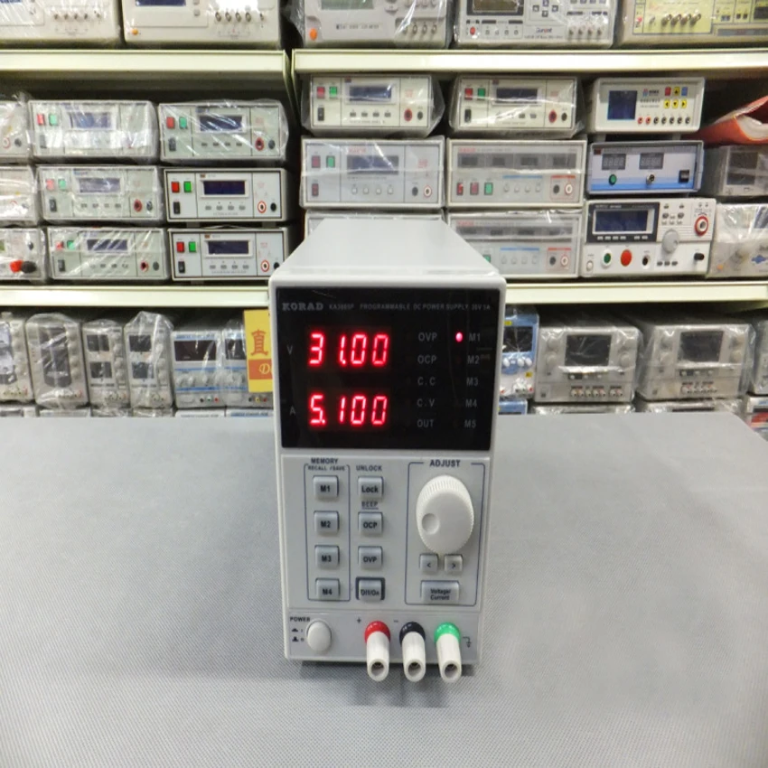 

1PC KA3005D High Precision Adjustable Digital DC Power Supply mA 0~30V 0~5A For Scientific Research Service Laboratory