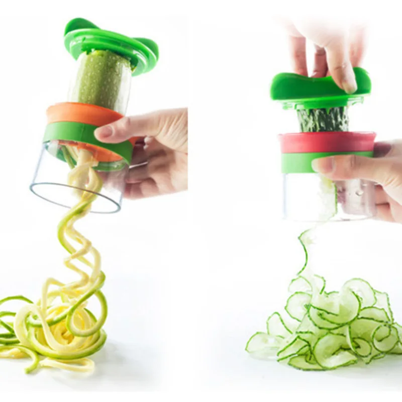

Creative combination wire cutter spiral wire cutter Multi-function rotating fruit and vegetable grater 3 piece set
