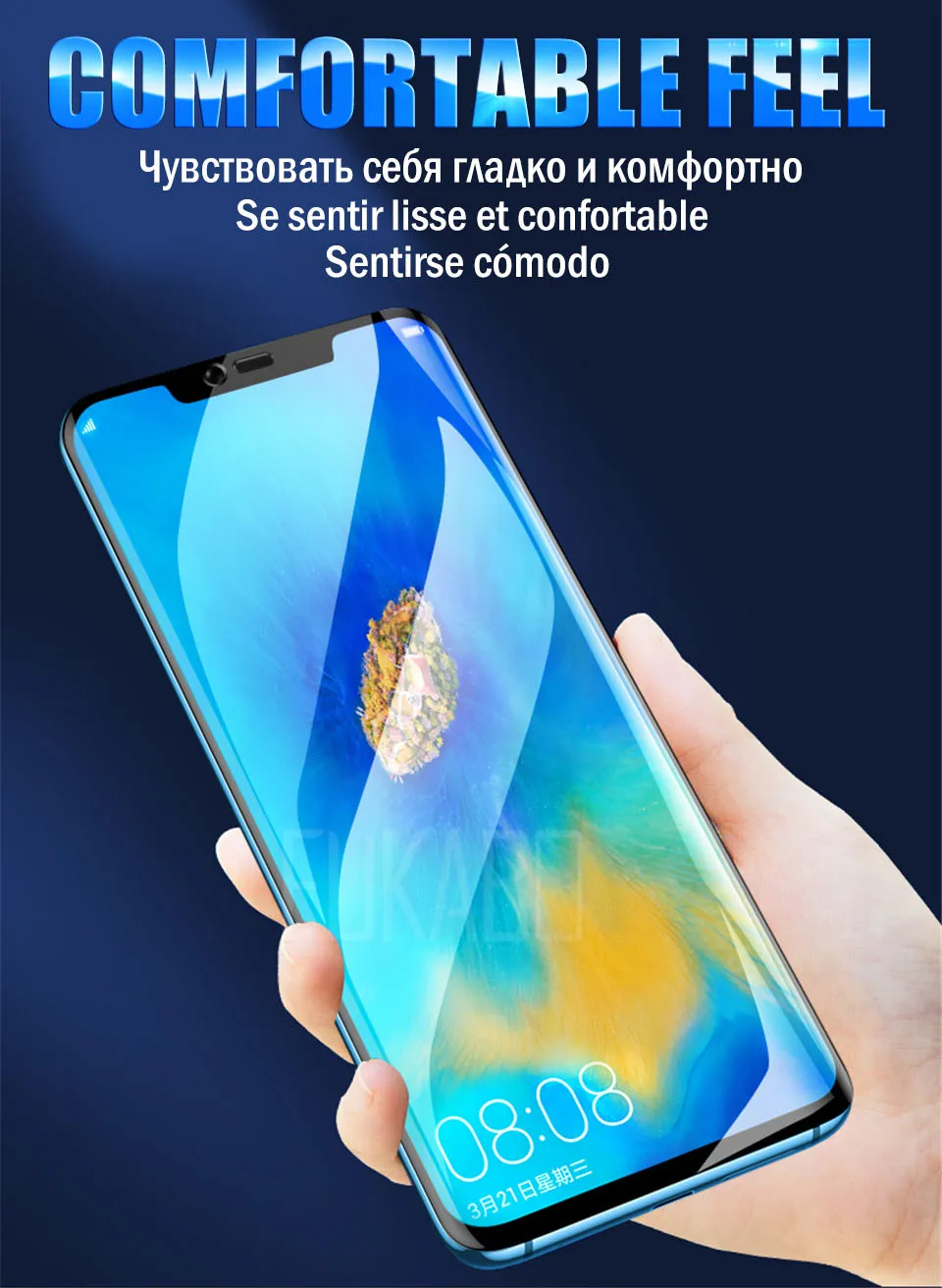 21D гидрогель Защита экрана для хуавей huawei P30 Pro P20 Lite Pro P Smart Гидрогелевая защитная пленка для huawei mate 20 Lite mate 10 Pro мягкая пленка not защитное стекло смартфон телефон