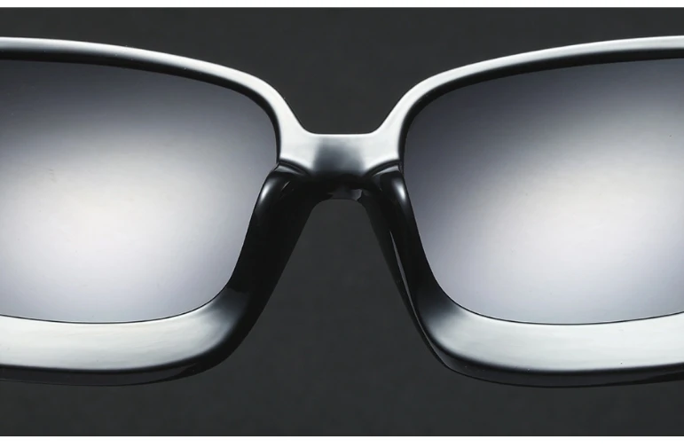 Квадратная большая рама солнцезащитные очки для мужчин и женщин Модные Оттенки UV400 Винтажные Очки 45763