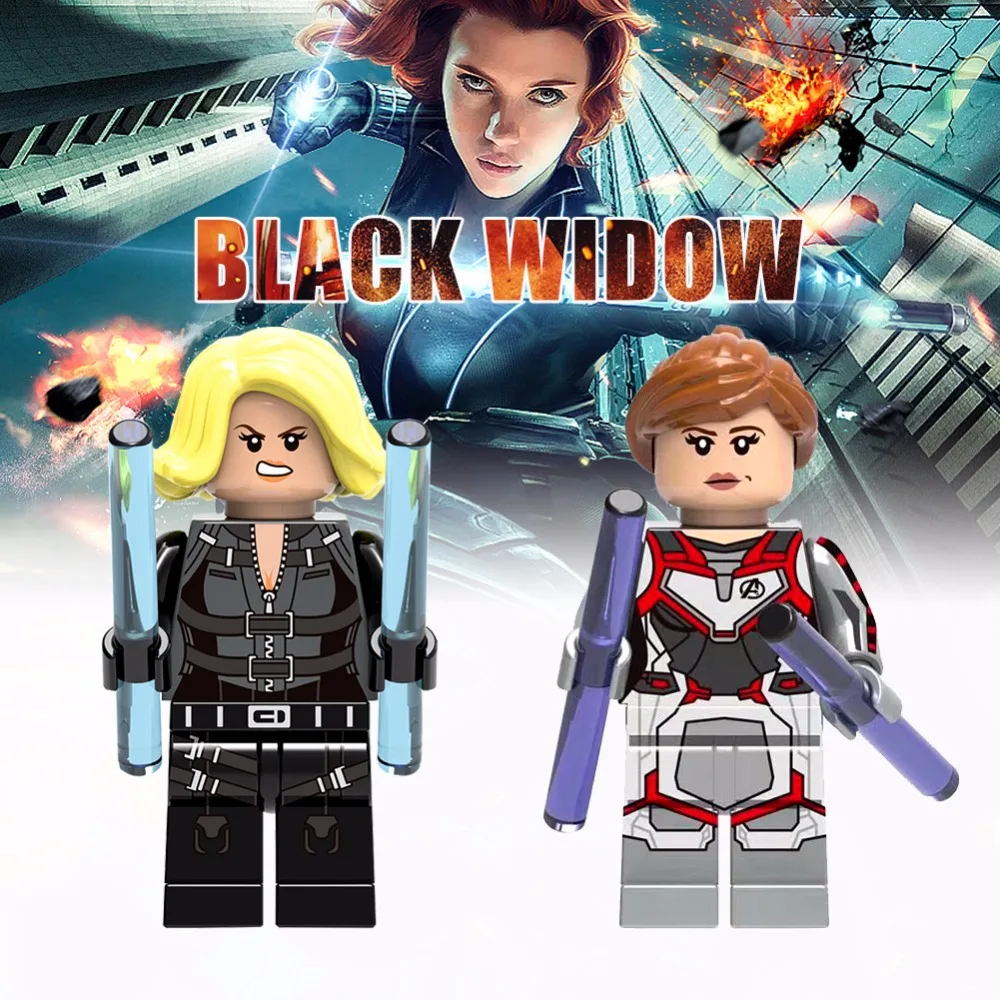 

Playmobi The Avengers4:Endgame Building Block Marvel Super Hero DoctorStrange Black Widow Venom Mini Model Toy Gift for Children