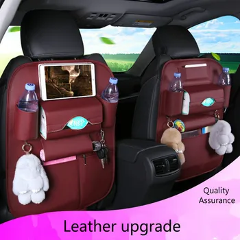 

Nile Car Seat Back Storage High Quality Leather Universal Car Auto Seat Storage For Car Multi-pocket Storage