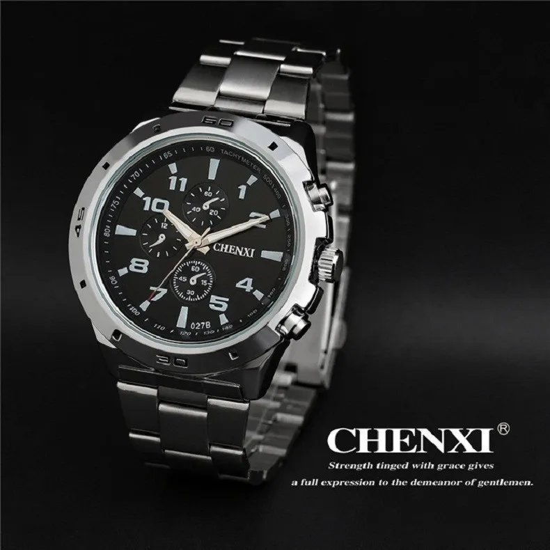 CHENXI бренд Топ оригинальные мужские часы модные повседневные деловые мужские наручные часы из нержавеющей стали кварцевые мужские часы Relogio Masculino