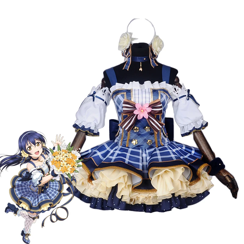 Love Live! Цветочный букет Sonoda Umi Пробуждение платье косплей костюм все размеры