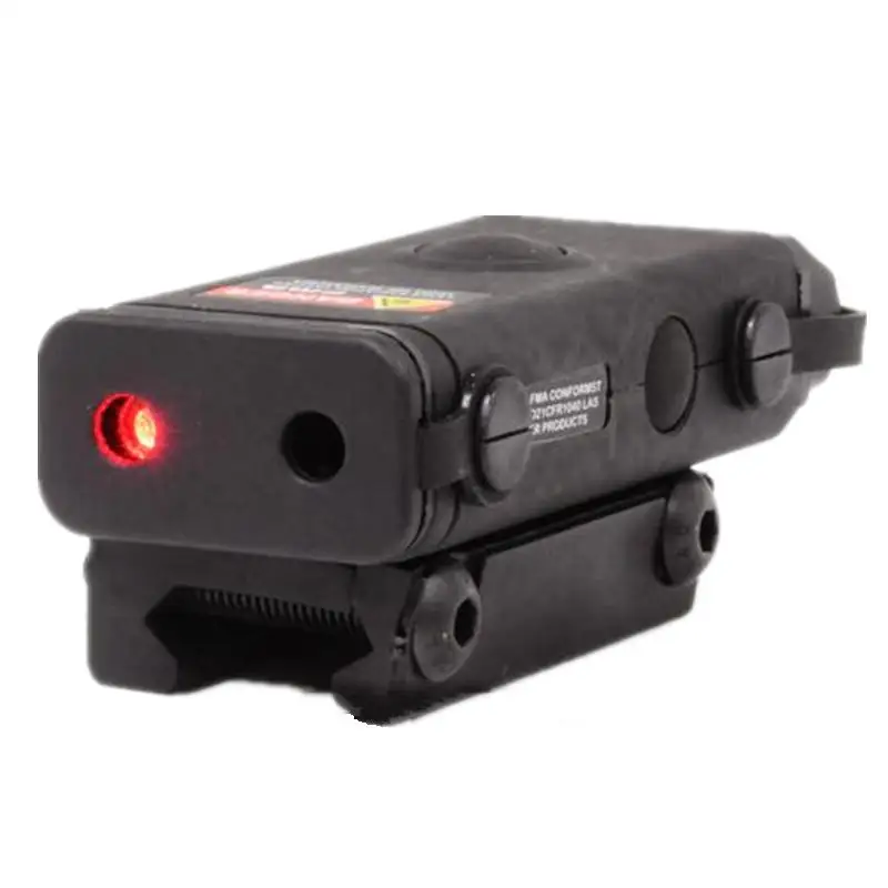 Тактический красный точечный фонарик лазер для прицела Черный DE|flashlight red laser|tactical