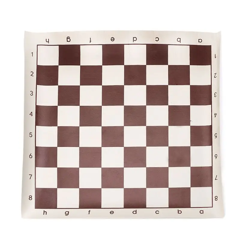 Portable Roll Imitation Leather International Chess Chessboard Board Game Gift