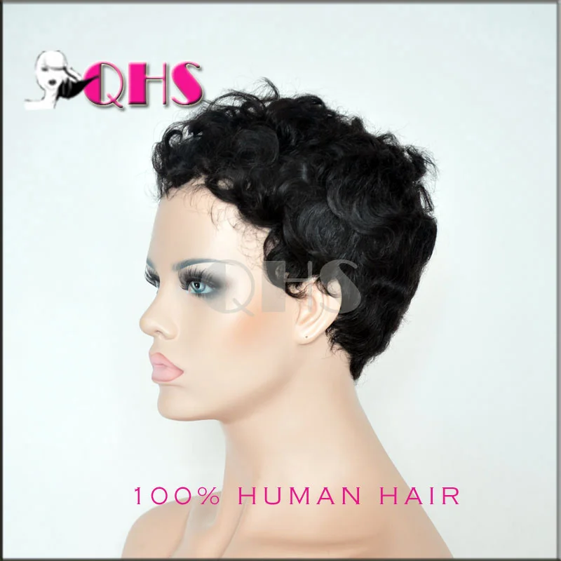 cheap short tight afro curly wig brazilian afro kinky