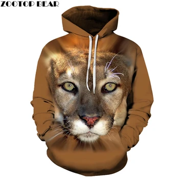 

3D Printed Leopard Hoodies Men Women Sweatshirts Hooded Pullover Brand 6xl Qaulity Tracksuits Boy Coats Fashion Outwear New