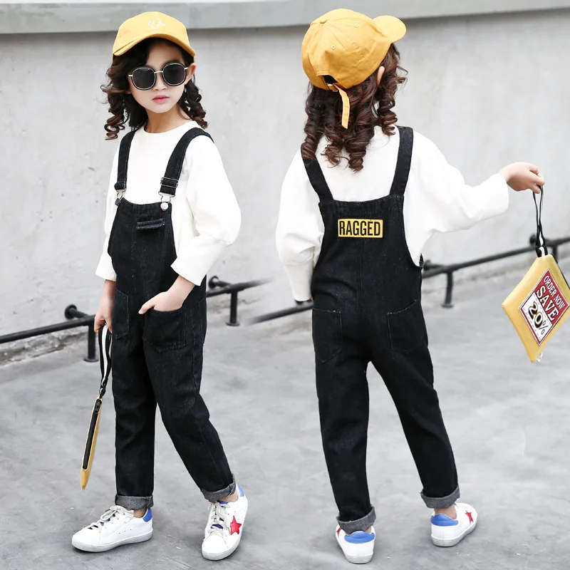 

Thick Children Overalls Baby Girl Jumpsuit Kid's Warm Jeans Children Winter Overall Baby Bib