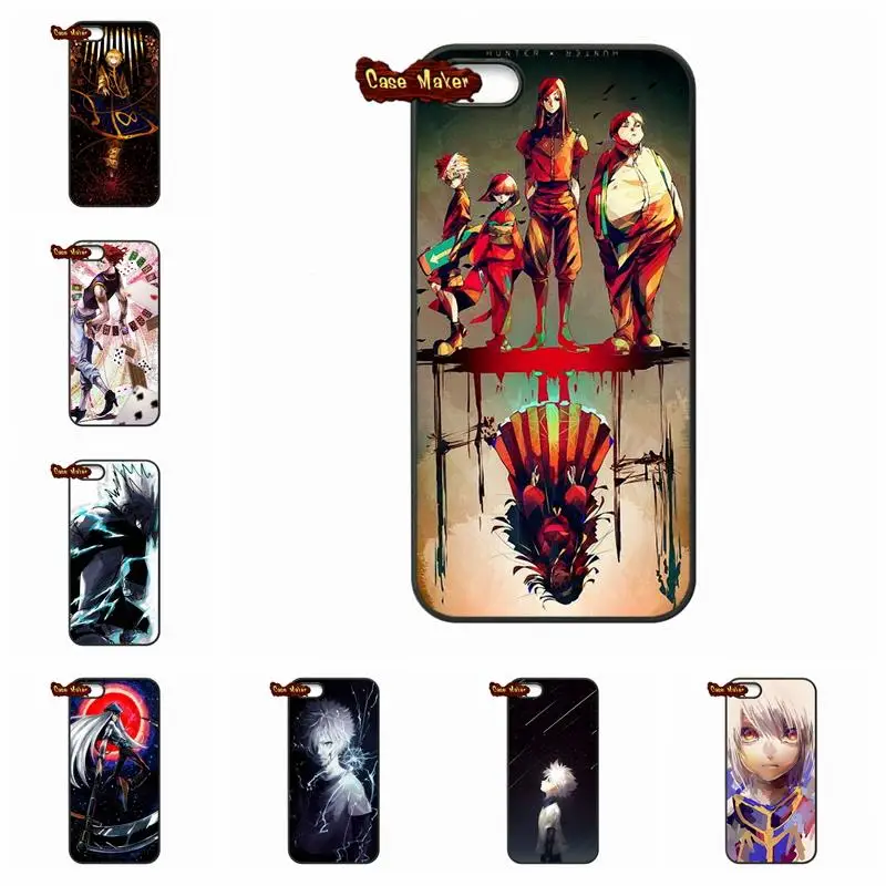 Японии аниме Охотник х телефон случаях крышка для iPhone X 4 4S 5 5C SE 6 S 7 8 плюс Galaxy J5 J3 A5 A3