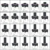 50PCS 6X6X5/4.3/5.5/6/7/8/9/10/13MM Tact Switch Push Button Switch 12V Copper 4PIN DIP Micro Switch For TV/Toys/home use Button ► Photo 1/4