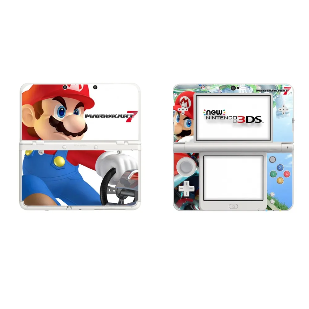 Винил Обложка Наклейка кожи Стикеры для новых 3DS защитные наклейки для новых 3DS винил кожи Стикеры протектор-для Супер Марио