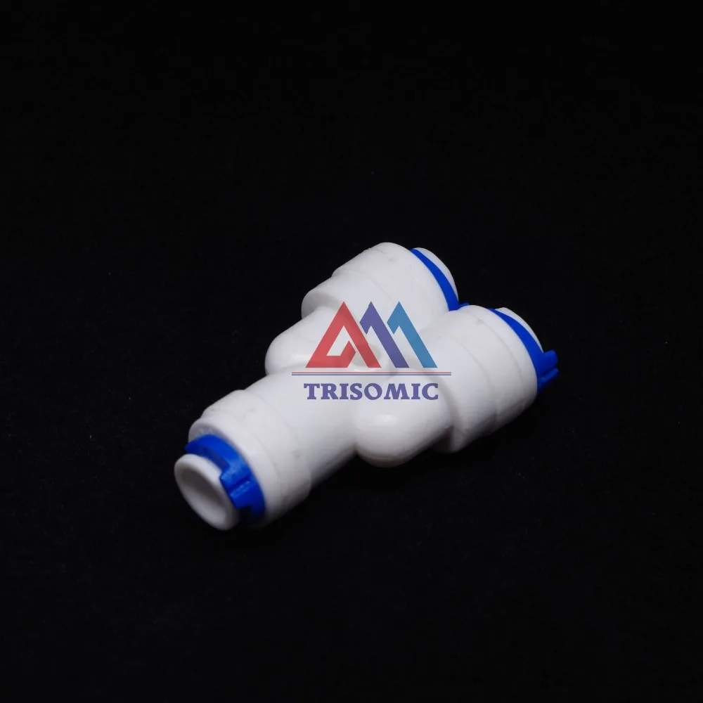 

1/4" -1/4"-1/4" Push Fitting Type Y quick connection RO Water Connector Aquarium Water Filter Reverse Osmosis System