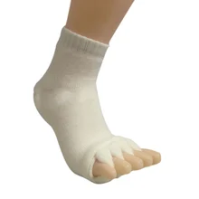 Популярные мужские и женские Пластырь от храпа массаж ног носок носки пять пальцы рук и ног компрессионные для мужчин t Йога носки MCK99