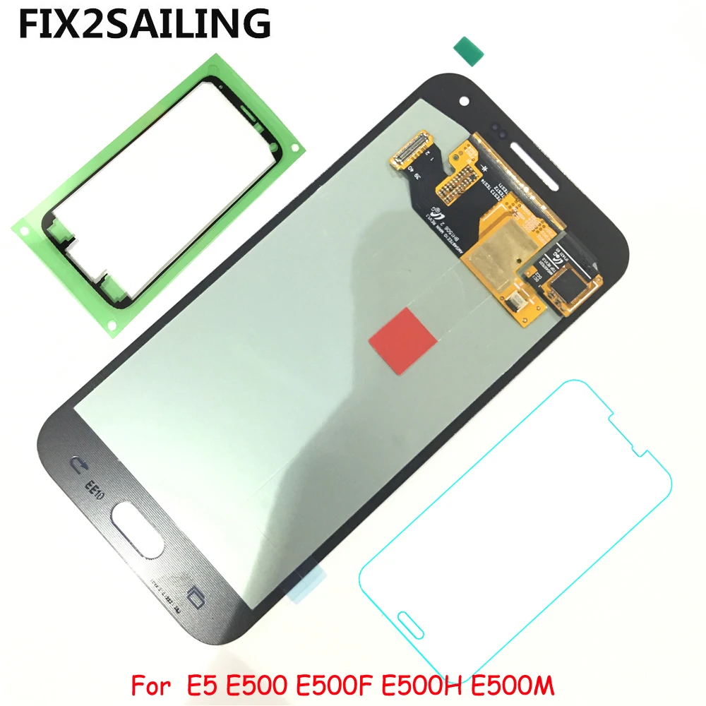 

FIX2SAILING Super AMOLED LCD Display 100% Tested Working Touch Screen Assembly For Samsung Galaxy E5 E500 E500F E500H E500M