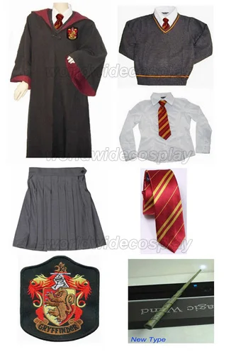 2016 New Harry Magic Tie Scarf Gryffindor Necktie Costume Boys School Ties