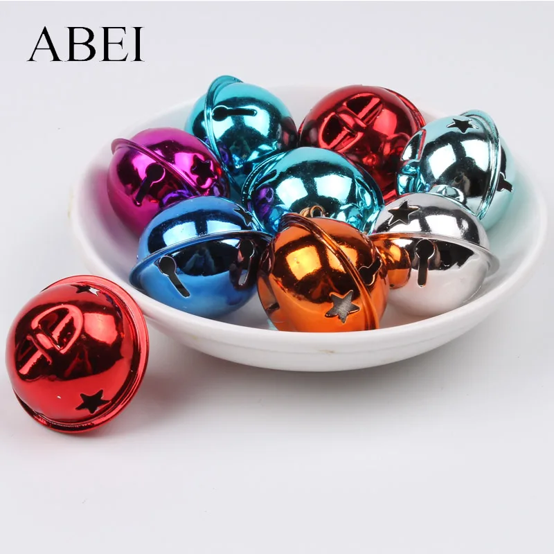 3cm 10pcs mix colors Gingle Bells DIY Pets Toys Jewelry Findings Handmade Pendants Craft bell supplier | Дом и сад