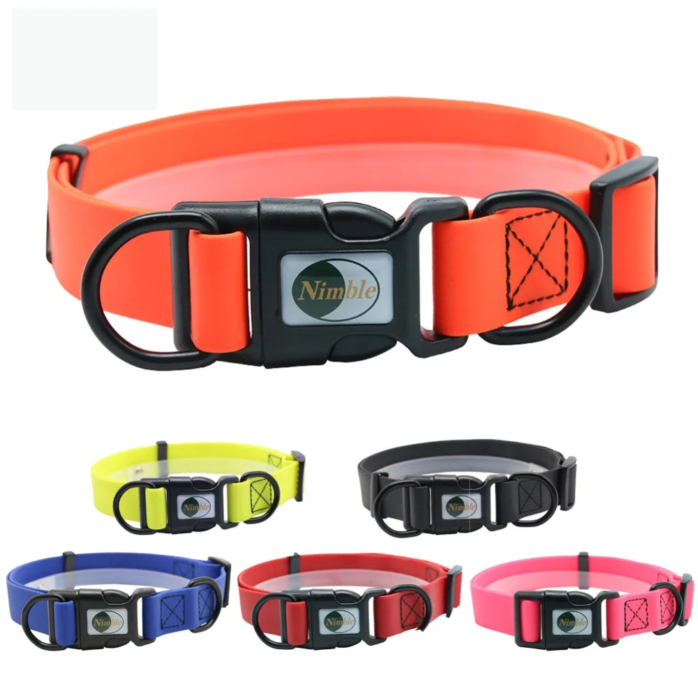 New-High-quality-pet-dog-collar-PVC-waterproof-Cat-collar-anti-dirty-easy-to-clean-for