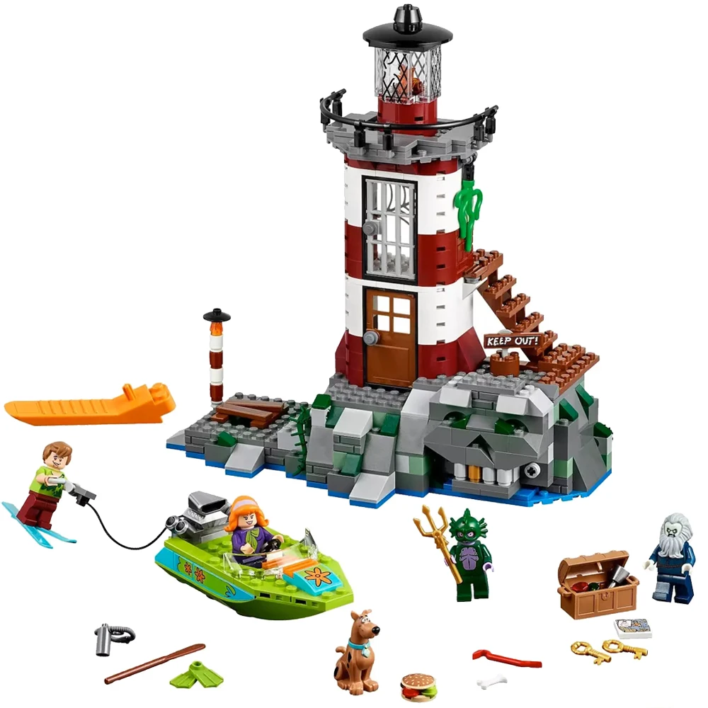 

10431 BALE Scooby-Doo Haunted Lighthouse Model Building Blocks Enlighten Action Figure Toys For Children Compatible Legoe