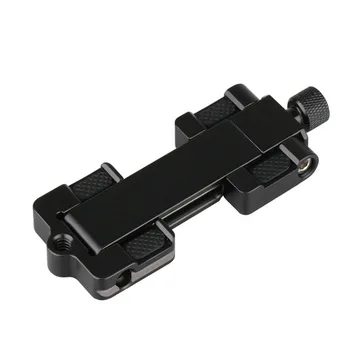 

Metal Smart phone Tripod Mount with Cold Shoe Mount and Arca-Style Quick Release Plate with 1/4 Screw For Smart Phone