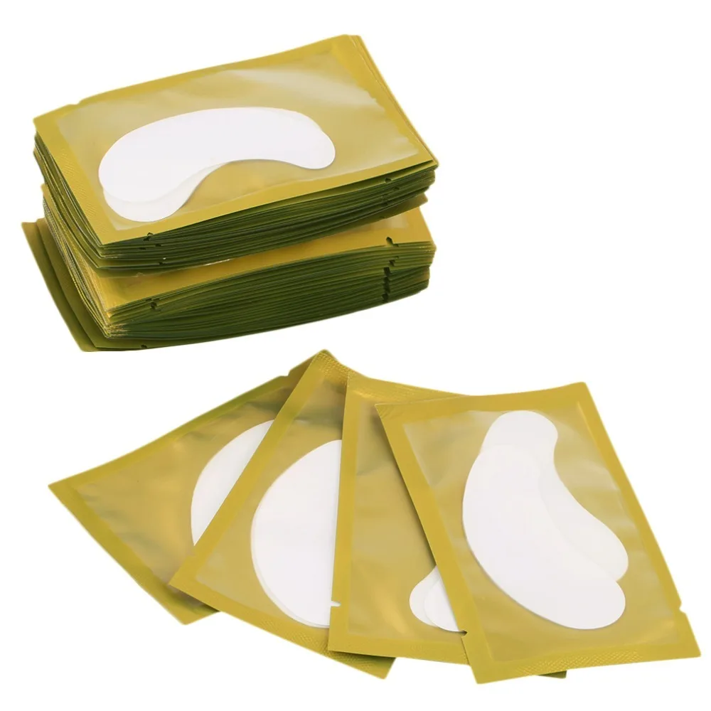 

50PCS Paper Patches Under Eye Pads Lash Eyelash Extension Paper Tips Makeup Removeral for Eyes Make up Tool
