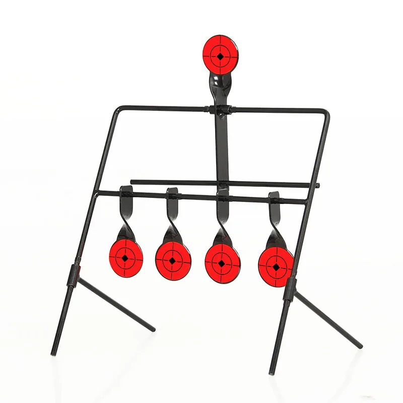 

New Shooting Target 4 Targets Automatic Reset Rotating Outdoor Hunting Target Set Useful Target gz360005