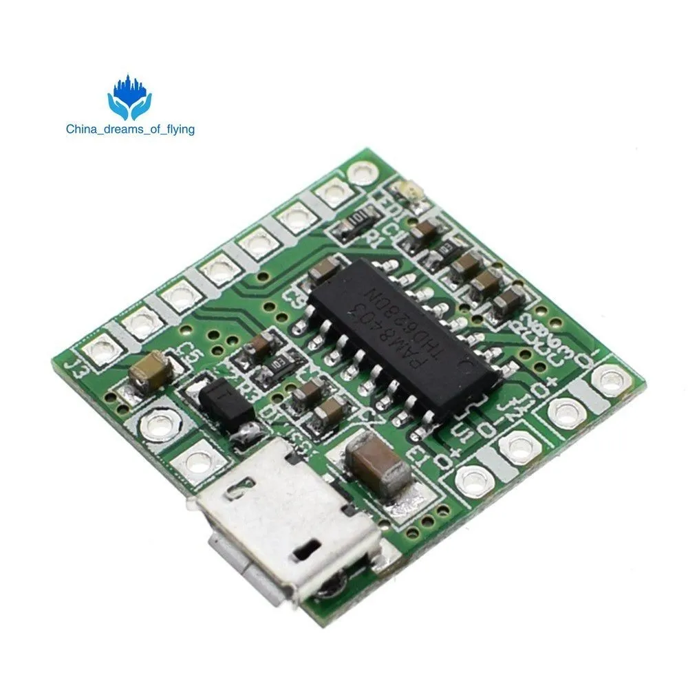 Новый PAM8403 DC 5V Mini Class D 2x3W USB усилитель мощности плата DIY Bluetooth динамик Z07 Прямая