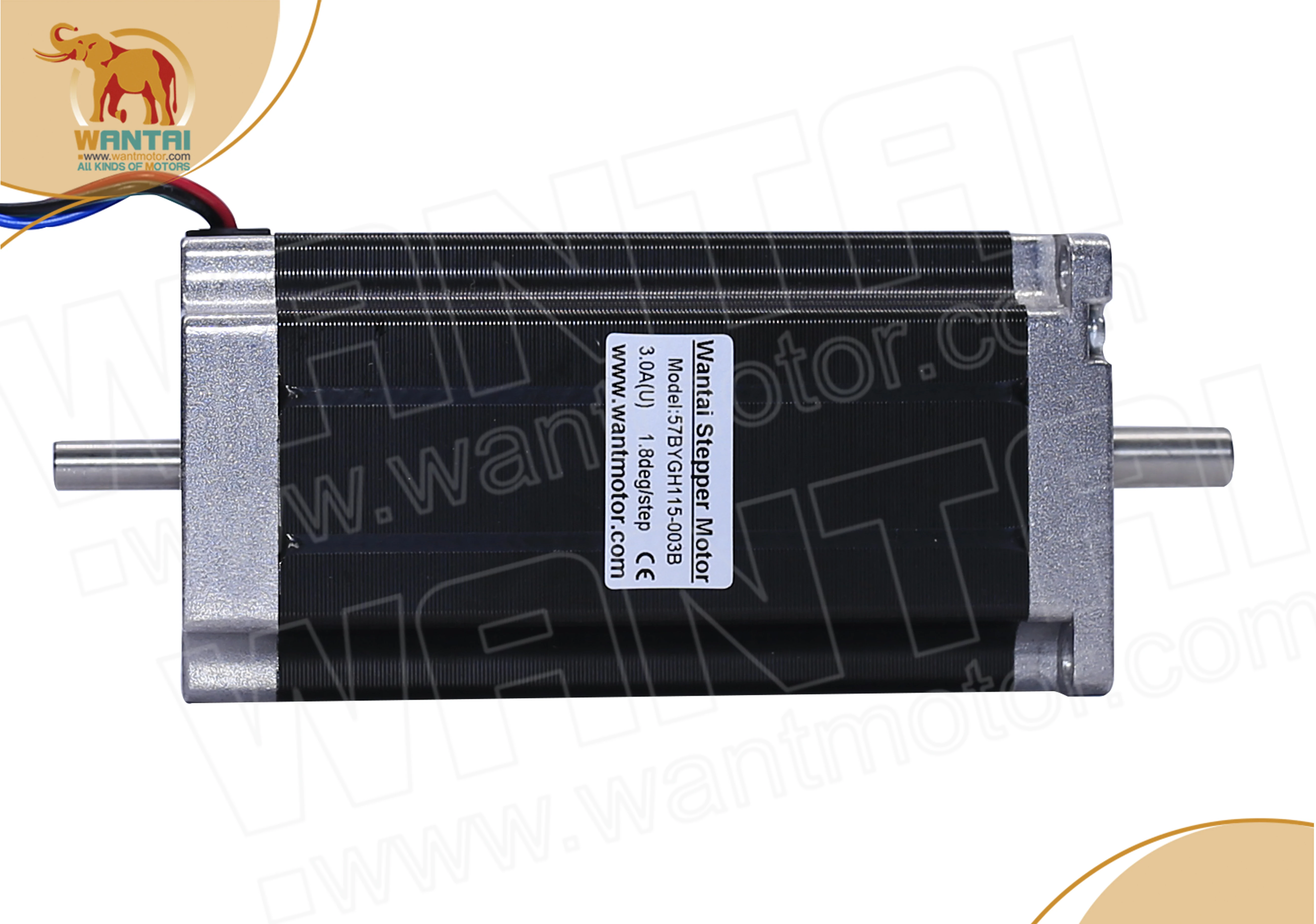 Русский бесплатно! Шаговый двигатель Nema 23 Wantai 57BYGH115-003 3.0A 425oz-in CE ROHS ISO 3D принтер