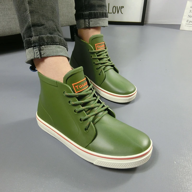 Купить мужская обувь, модные резиновые сапоги, нескользящая обувь ...