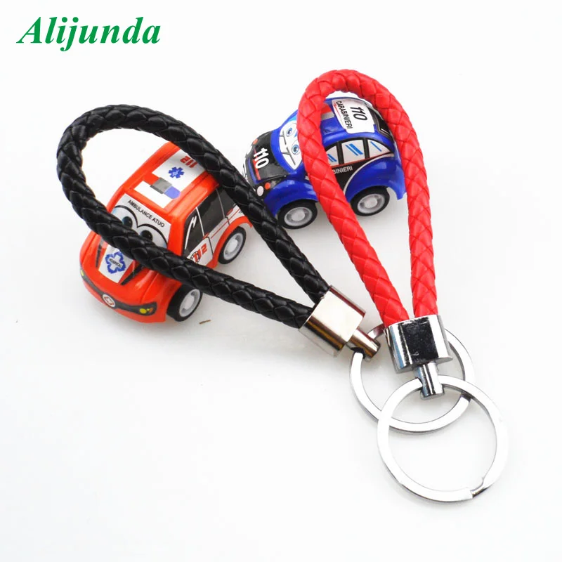 

Creative Hand-woven Leather Rope Keychain Men Women Car Keyring for Jaguar Volvo S40 S60 S80 XC60 XC90 V40 V60 C30 XC70 V70