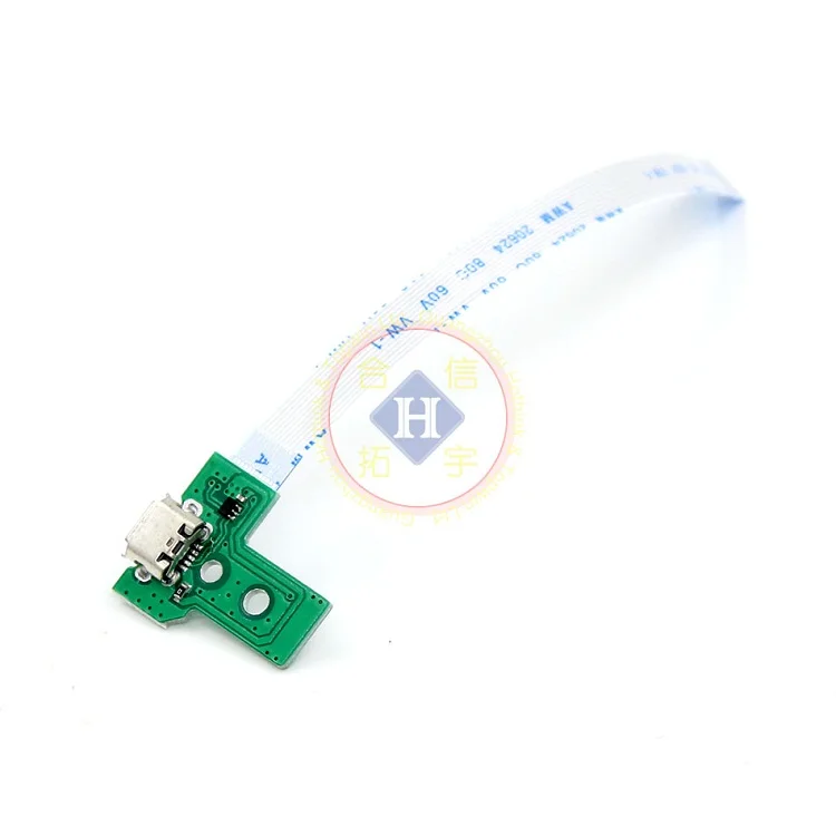 HOTHINK 50 компл./лот JDS-011 JDS-030 JDS-040 JDS-055 USB плата с зарядным портом с кабелем для PS4 PRO Slim контроллер запчасти для ремонта - Цвет: JDS030 50PCS