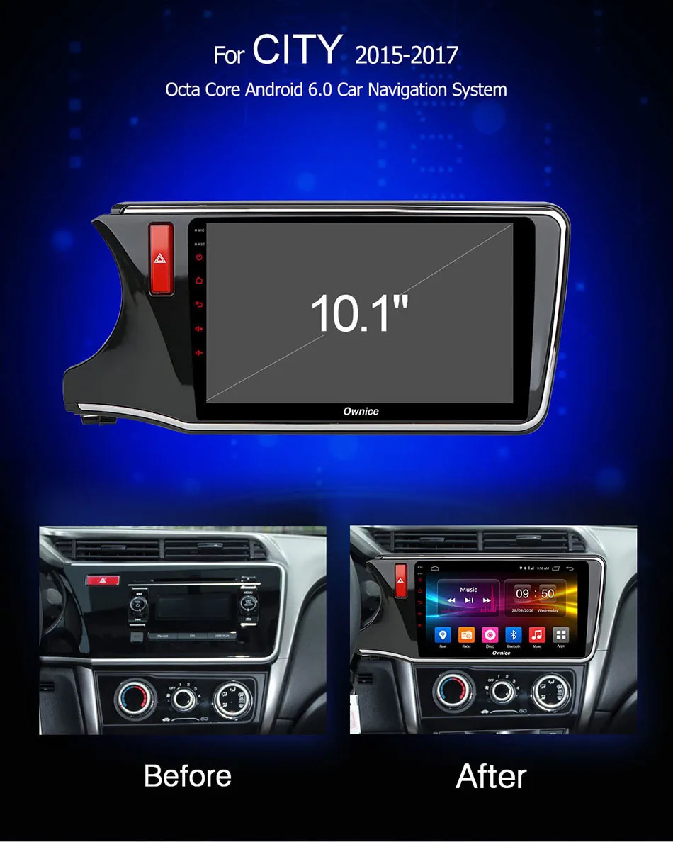 Discount Car Radio For Honda City 2015 2016 2017 Android 8.1 Unit 10.2