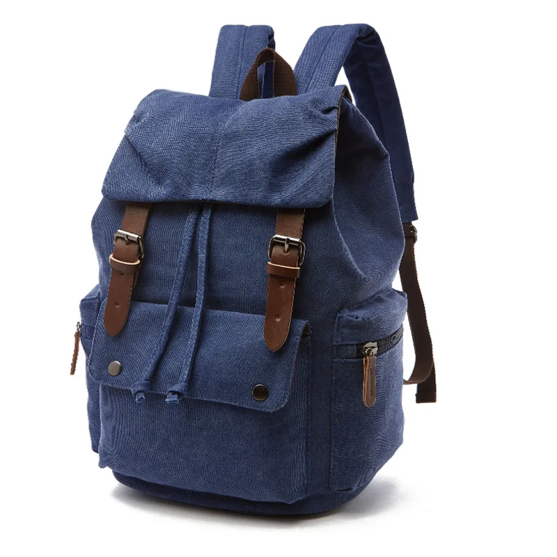 Холщовый двойной наплечный рюкзак высокого качества, студенческий рюкзак для ноутбука, сумка большой емкости, рюкзак для путешествий, сумка для наружного хранения