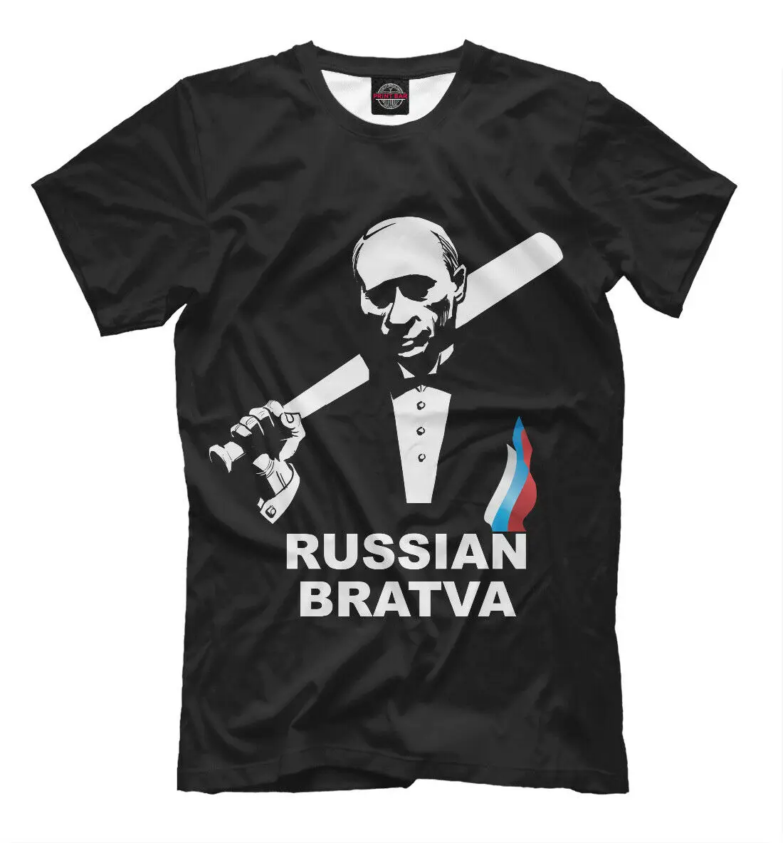 

2019 Funny Russian Bratva New T-Shirt Russia Putin Unisex Tee