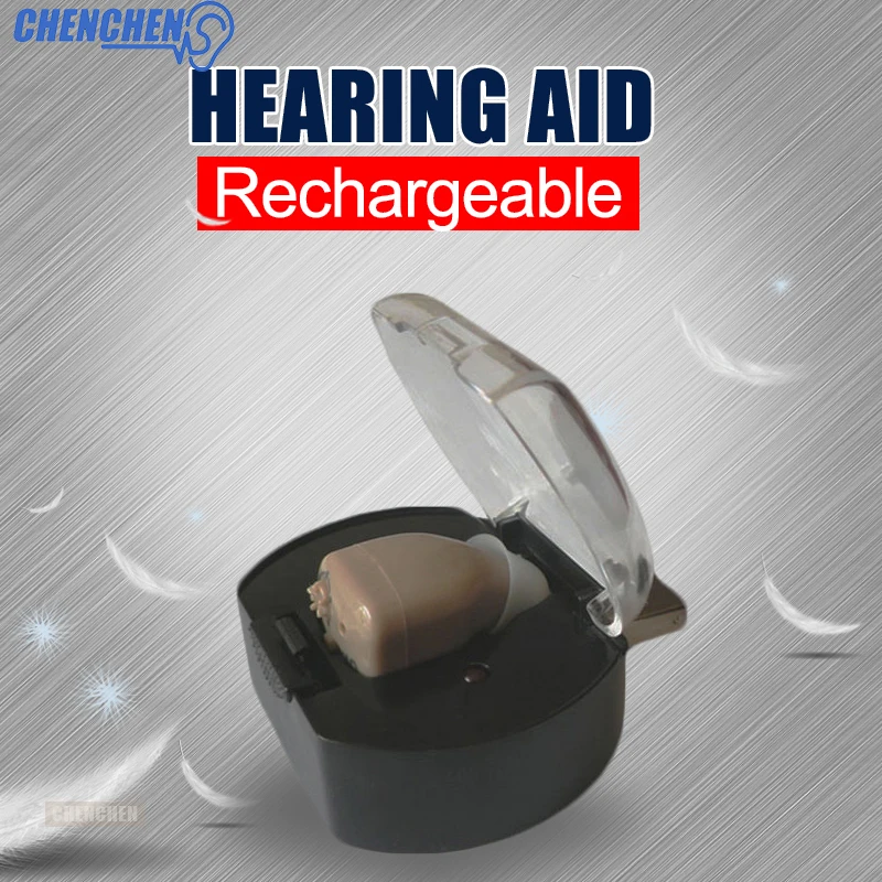 In Ear Hearing Aid Rechargeable Convenient Ear Sound Amplifier Portable