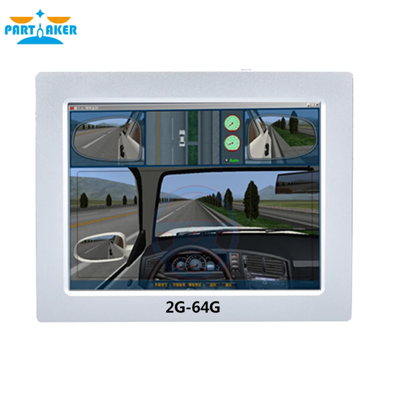 

9.7 inch Touch Screen Panel Industrial PC All in one Driving PC Computer with Intel Atom D2550 2G RAM 64G SSD