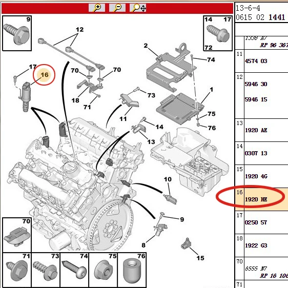 Оригинальный электромагнитный клапан LittleMoon VVT для Citroen C6 C5 Peugeot 407 607 3 0 V6