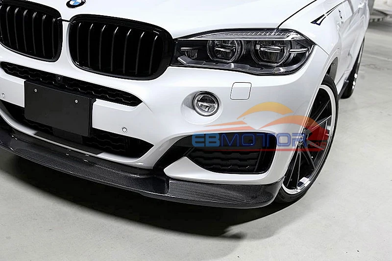 ebmotor-com Real Carbon Fiber Front Lip Spoiler For BMW F16 X6 M-Sport 2015UP 1_8766