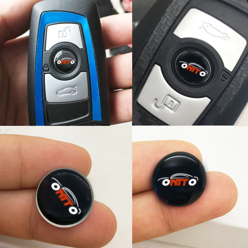 1pcs 14mm car key emblem remote key logo car key sticker for Mazda