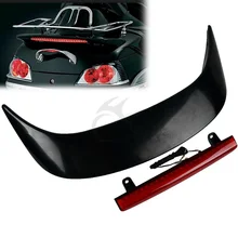 Motorcycle Rear Trunk Spoiler with LED light For Honda GL1800 GOLDWING 2001-2011 Smoke/Red Lens have 2 color