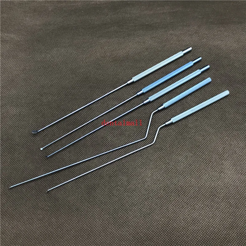 

Titanium Yasargil Micro Raspatory Angled Round tips shightly curved Neurosurgery surgical Operation instruments