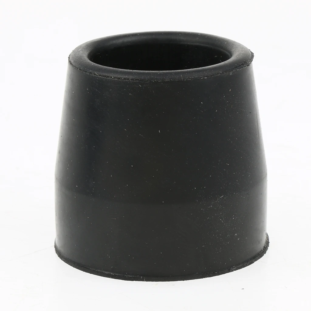 4pcs Walking Stick Ferrule Rubber Crutch Tip Securely on Broken Ground Rock Mud Anti-skid