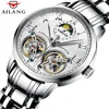 AILANG haut luxe marque hommes automatique montre qualité affaires étanche cher double tourbillon mécanique montres mode ► Photo 3/5