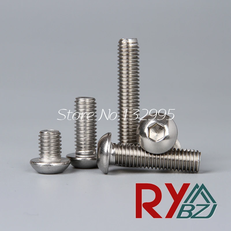 2 # 56 4 40 6 32 8 10 24 1/4 20 * L Нержавеющая сталь A2 Шестигранная головка головки винта