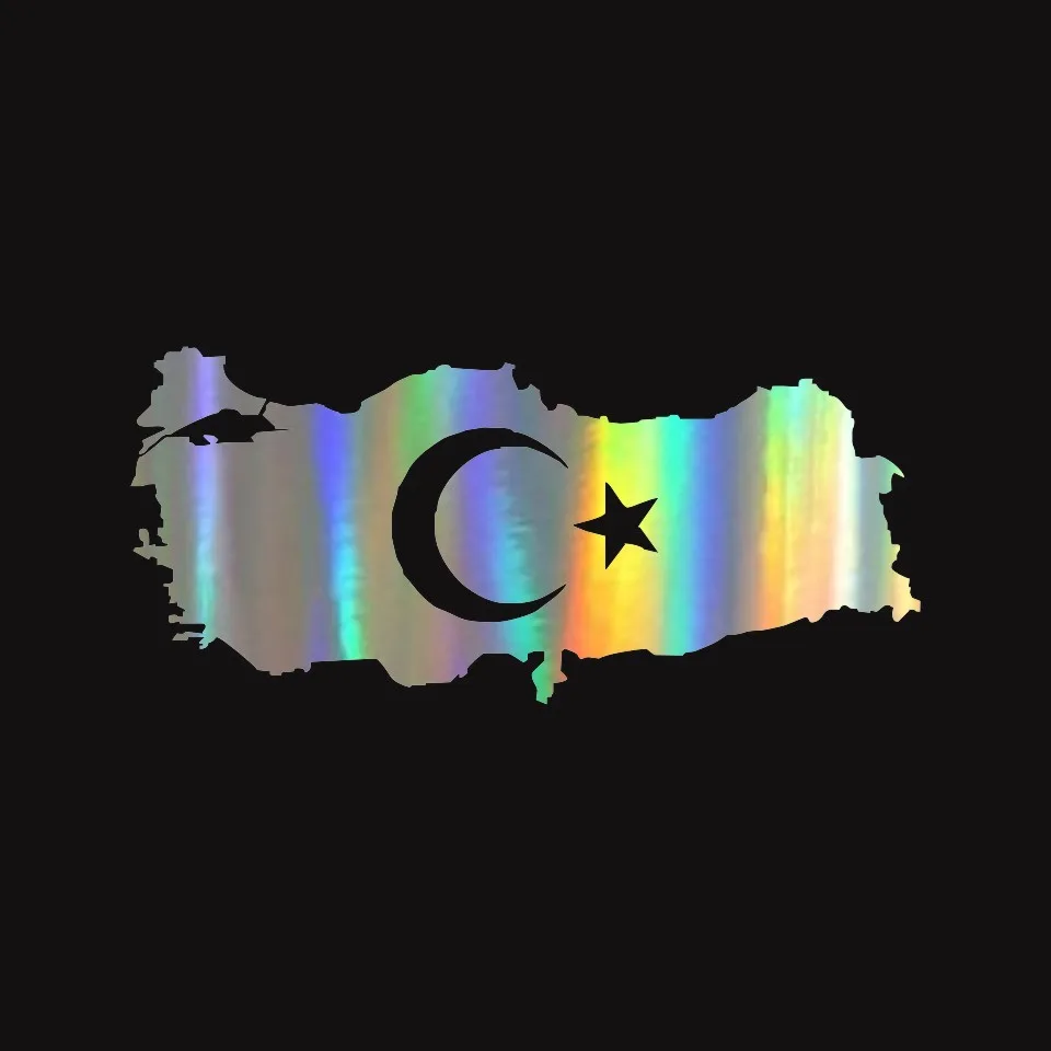 Anycuros Turkey Map Country Flag Fashion Stickers Decals Vinyl Decor 18.2cm8 (3)