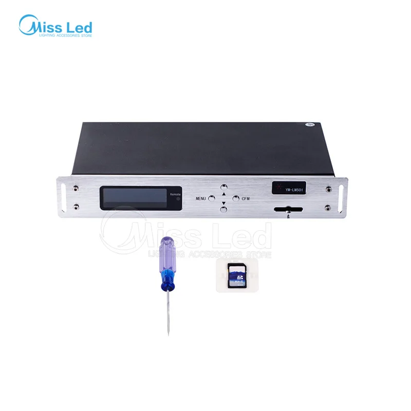 YM LM501 WS2812 led on line Controller ws2812B/WS2811 SD карты Ethernet соединения Светодиодный контроллер 4